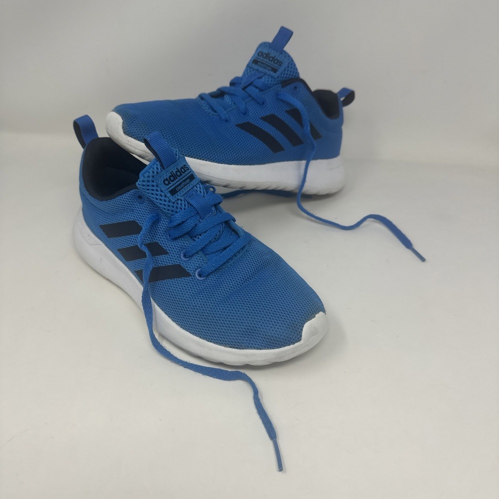 Adidas Cloudfoam Lite Racer Blue Mesh Running Shoes Sneakers Men's Size 5